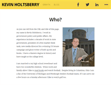 Tablet Screenshot of kevinholtsberry.com